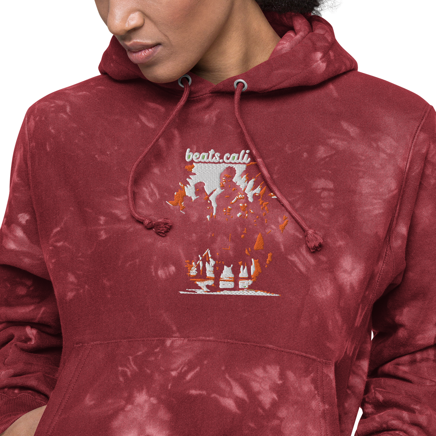 Unisex Champion tie-dye hoodie
