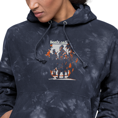 Unisex Champion tie-dye hoodie
