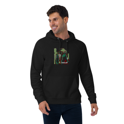 Unisex raglan hoodie