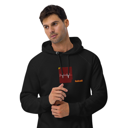 Unisex raglan hoodie