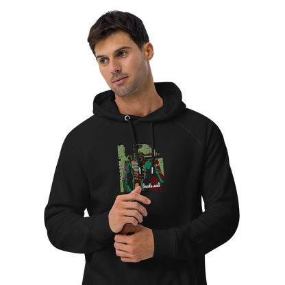 Unisex raglan hoodie