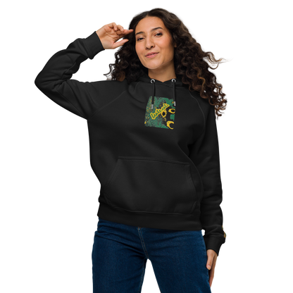 Unisex raglan hoodie