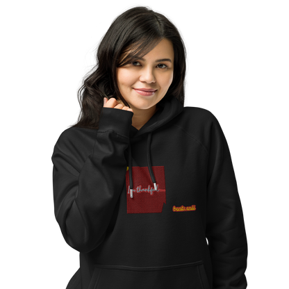 Unisex raglan hoodie