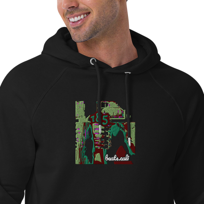 Unisex raglan hoodie