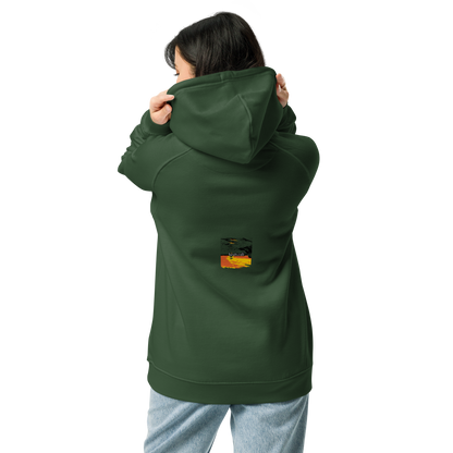 Unisex raglan hoodie