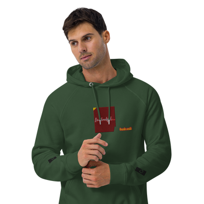 Unisex raglan hoodie