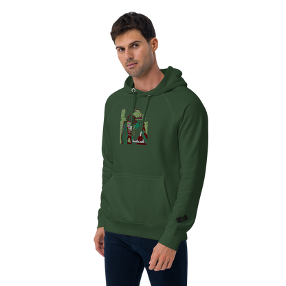 Unisex raglan hoodie
