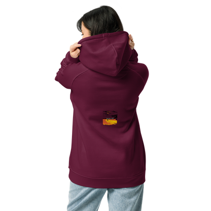 Unisex raglan hoodie