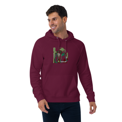 Unisex raglan hoodie