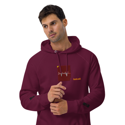 Unisex raglan hoodie