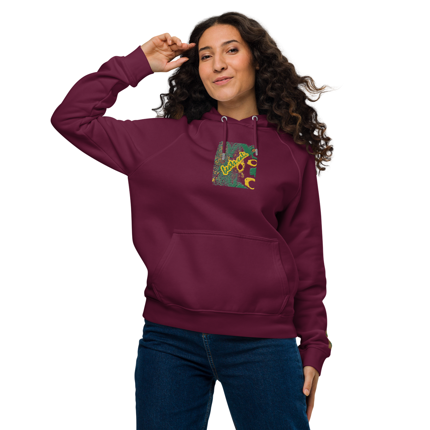 Unisex raglan hoodie