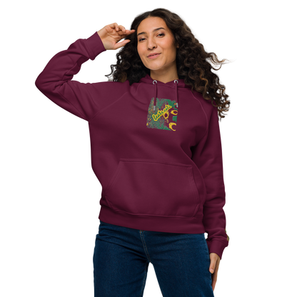 Unisex raglan hoodie