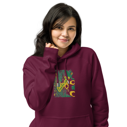 Unisex raglan hoodie