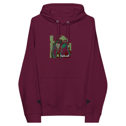 Unisex raglan hoodie