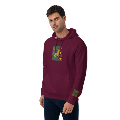 Unisex raglan hoodie