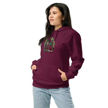 Unisex raglan hoodie