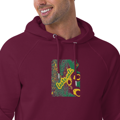 Unisex raglan hoodie