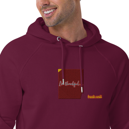 Unisex raglan hoodie