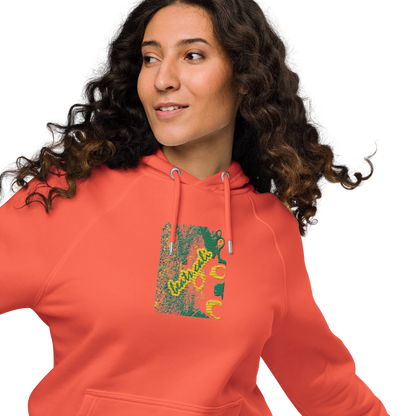 Unisex raglan hoodie