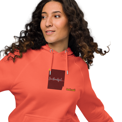 Unisex raglan hoodie