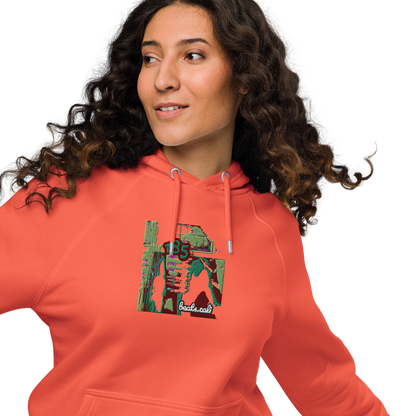 Unisex raglan hoodie