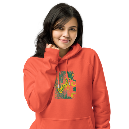 Unisex raglan hoodie