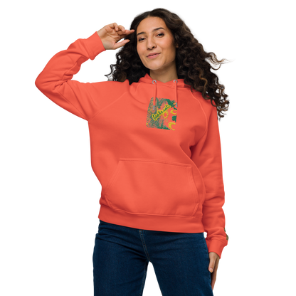 Unisex raglan hoodie