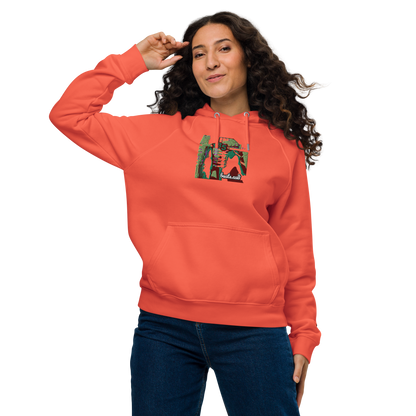 Unisex raglan hoodie