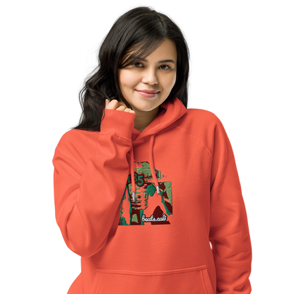 Unisex raglan hoodie