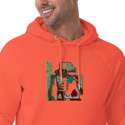 Unisex raglan hoodie