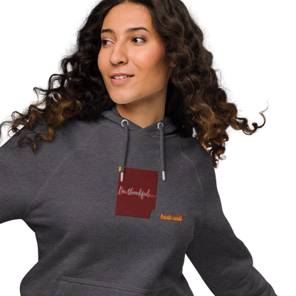 Unisex raglan hoodie