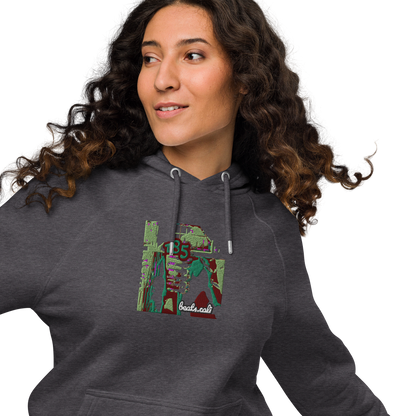 Unisex raglan hoodie