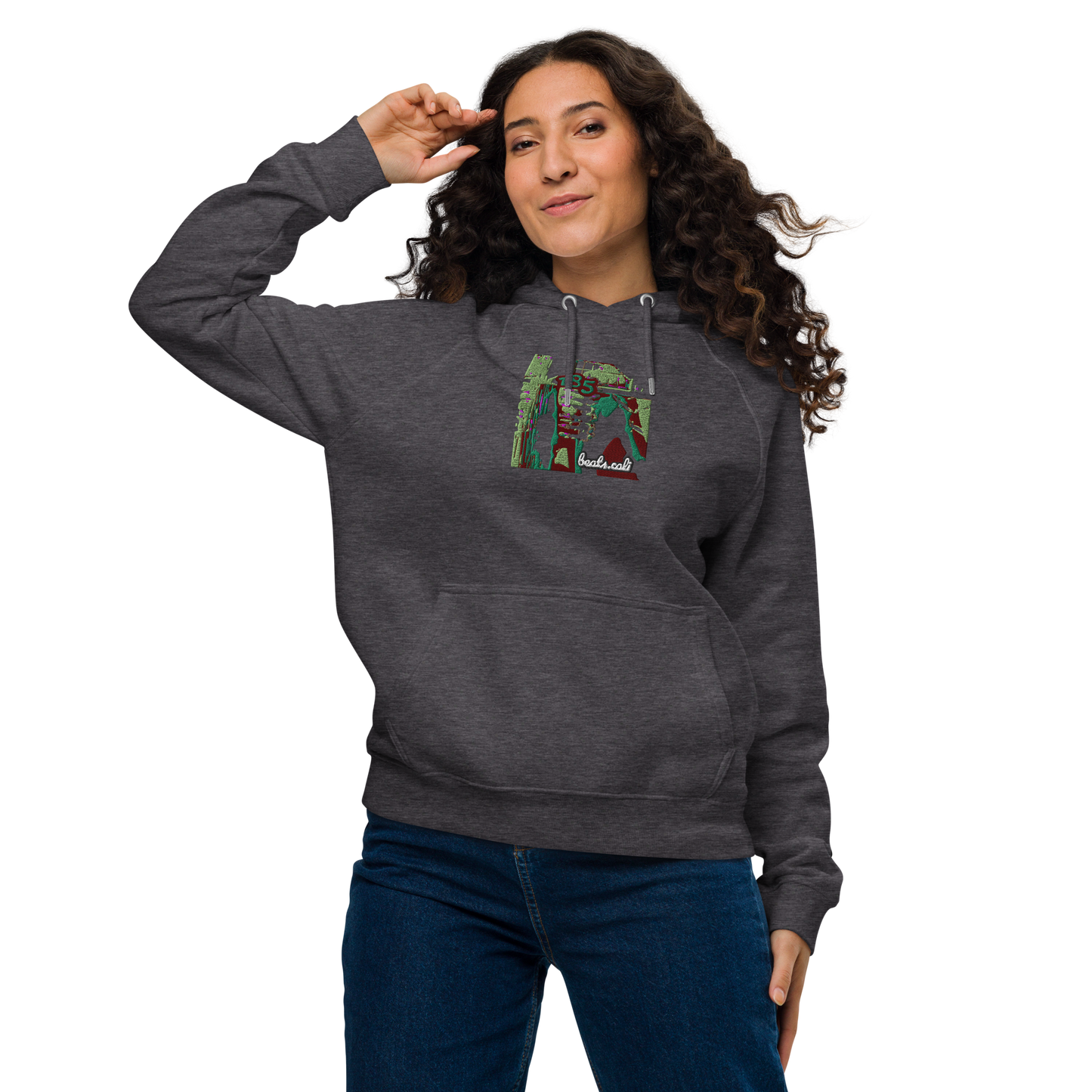 Unisex raglan hoodie