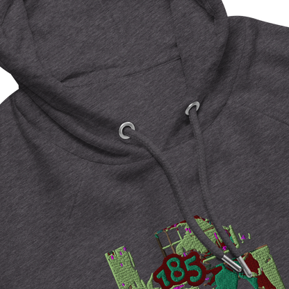 Unisex raglan hoodie
