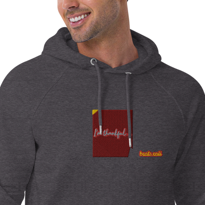 Unisex raglan hoodie
