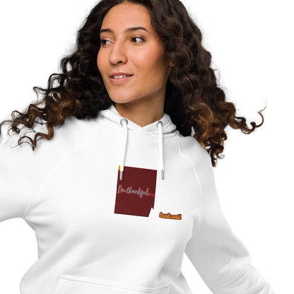 Unisex raglan hoodie