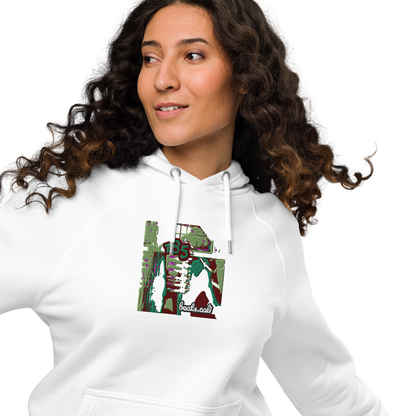 Unisex raglan hoodie