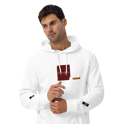 Unisex raglan hoodie