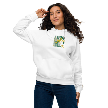 Unisex raglan hoodie