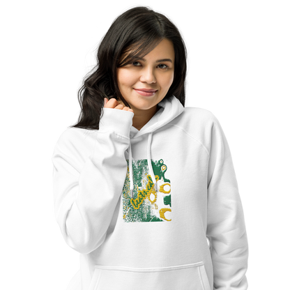 Unisex raglan hoodie