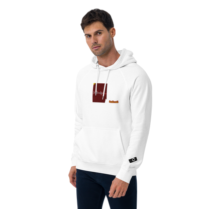 Unisex raglan hoodie