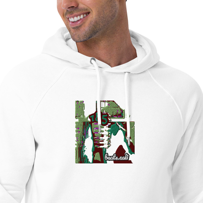 Unisex raglan hoodie