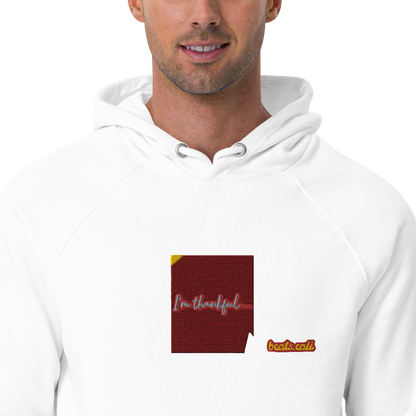 Unisex raglan hoodie