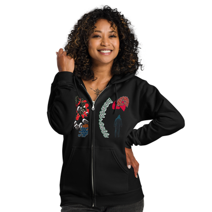 Unisex heavy blend zip hoodie