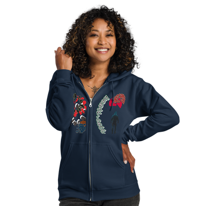 Unisex heavy blend zip hoodie