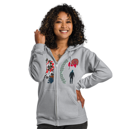 Unisex heavy blend zip hoodie