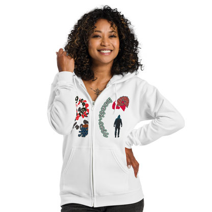 Unisex heavy blend zip hoodie