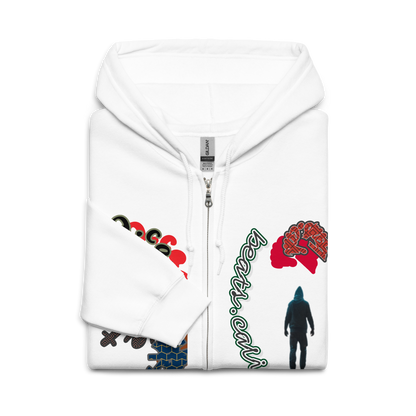 Unisex heavy blend zip hoodie