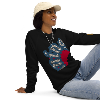 Unisex raglan sweatshirt