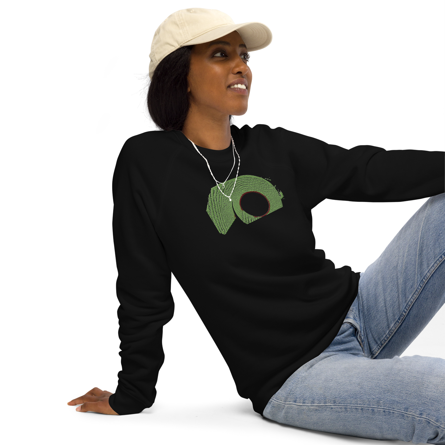 Unisex raglan sweatshirt